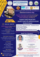 One-Day Hybrid Workshop on Raman Spectroscopy: Basics and Its Applications 2026 National Workshop Poster